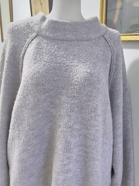 Cozy Women’s Gray Plush Sweater